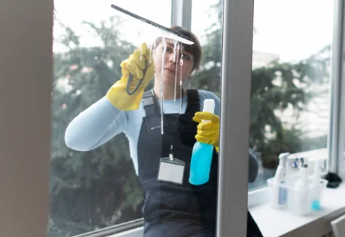 Nettoyage de vitres intérieures et extérieures à Mettray